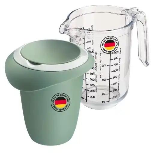 Westmark Set Quirltopf si Messkanne Gerda 1L Mint Verde Alb Transparent BPA Free Ofertă de sezon