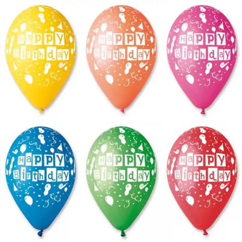 Cumpără online Balon 30 cm "Happy Birthday" lufis