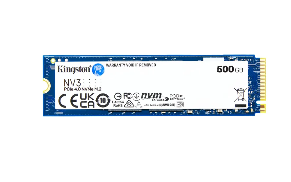 KINGSTON 500GB NV3 M.2 PCIe M.2 2280 SNV3S/500G - BULK Transport gratuit