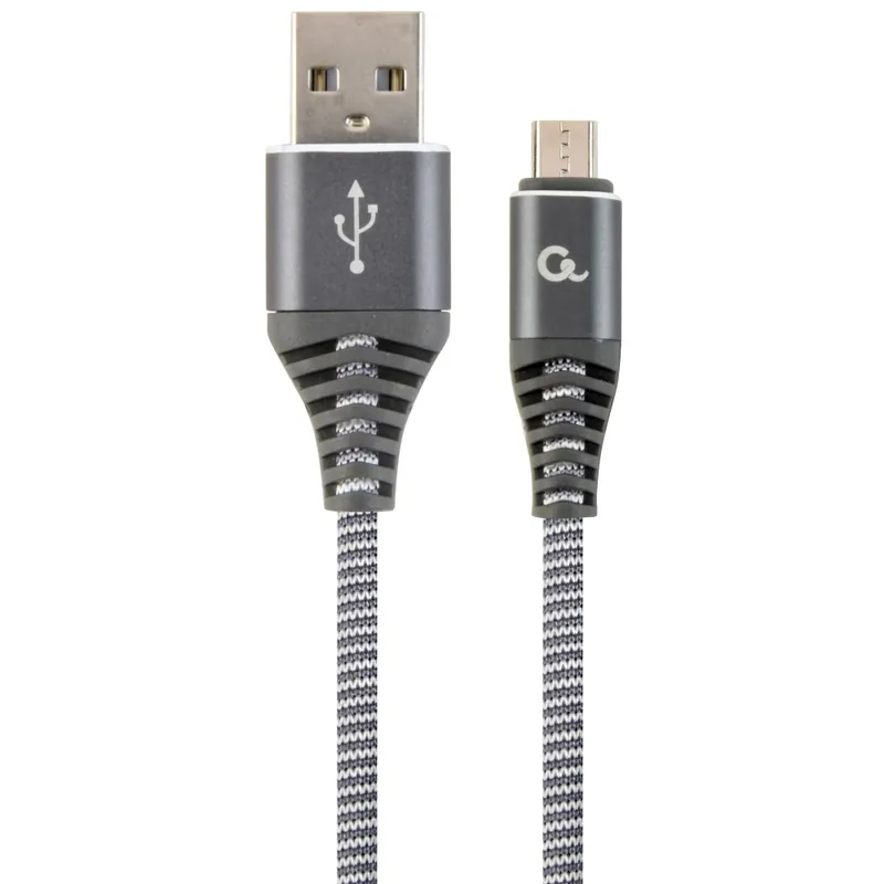 GEMBIRD USB Micro USB Convertor Gri-Alb 1m CC-USB2B-AMmBM-1M-WB2 Chilipir