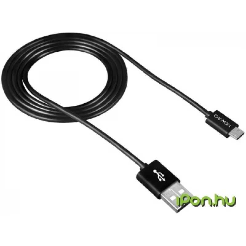 Preferatul clienților CANYON USB Micro USB Convertor Negru 1m CNE-USBM1B