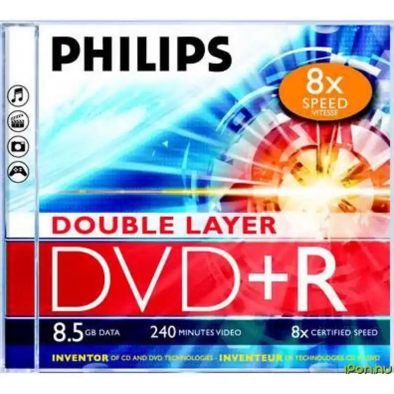 PHILIPS DVD+R DL 8x Ieftin