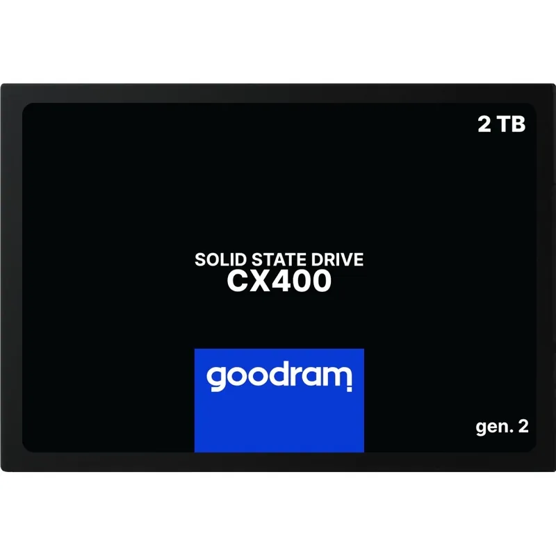Bestseller GOODRAM 2TB CX400 gen.2 SATA 3 2.5" SSDPR-CX400-02T-G2