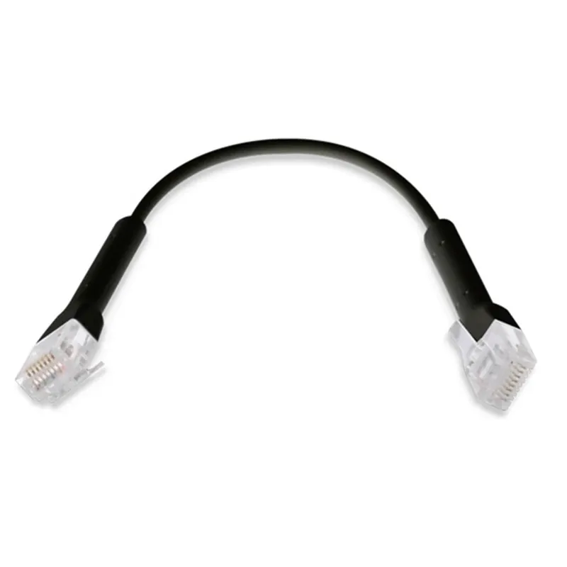 Plată sigură UBIQUITI UTP CAT6 Conector Negru 30cm U-CABLE-PATCH-0.3M-RJ45-BK