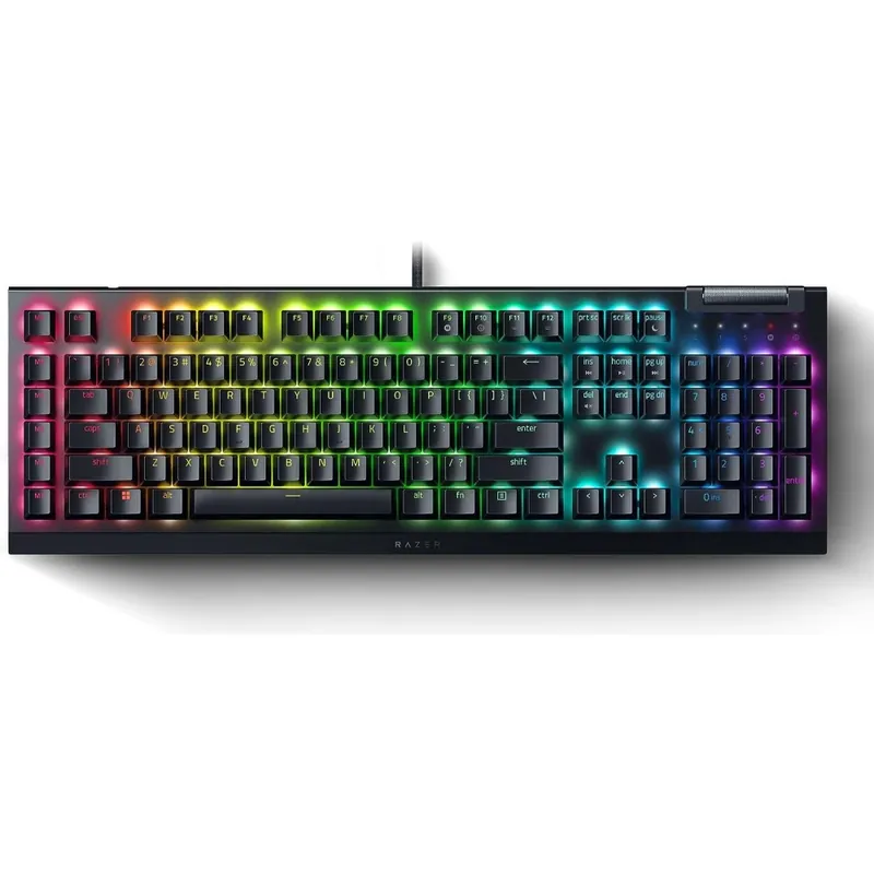 Super ofertă RAZER BlackWidow V4 X Green US engleză negru