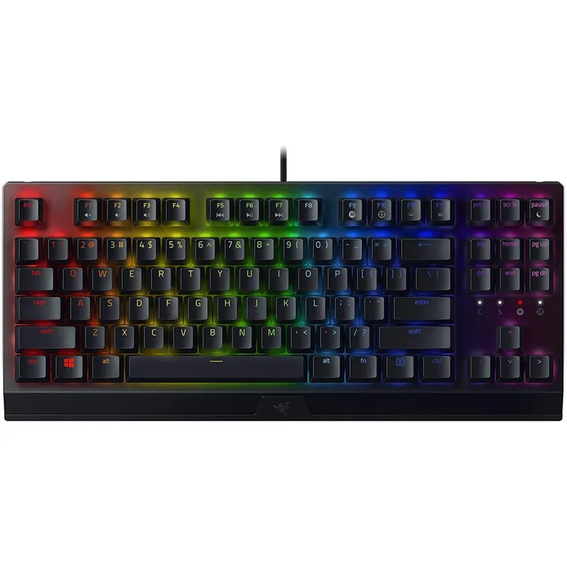 Ofertă specială RAZER BlackWidow V3 Tenkeyless Green Switch US engleză negru
