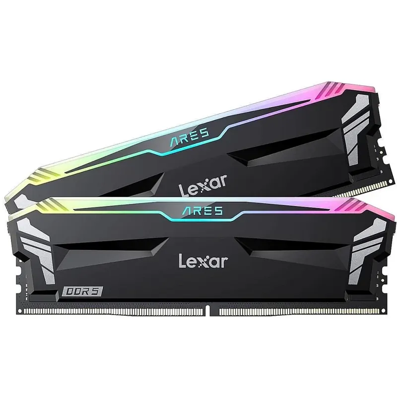 Super ofertă LEXAR 32GB Ares RGB DDR5 6400MHz CL32 KIT LD5EU016G-R6400GDLA