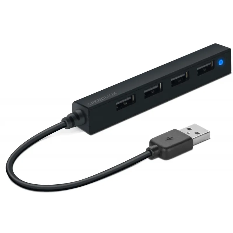 SPEEDLINK SNAPPY SLIM USB HUB 4-PORT negru Livrare expres