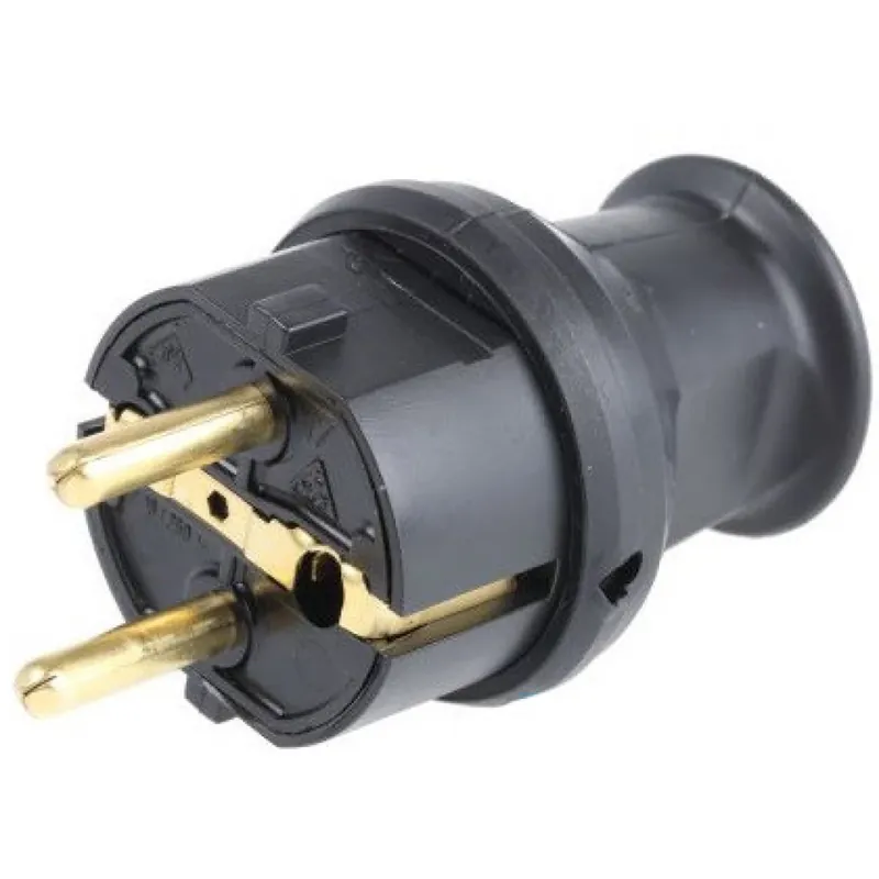TRACON TICS-012G 2P+F Gumi conector mufă contact de protecție Retur ușor