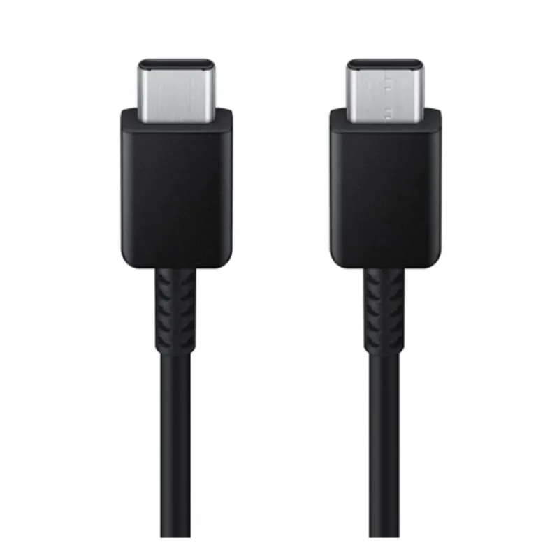 SAMSUNG cablu de date (Type-C - Type-C, 3A, 100W, gyorstöltő, 180cm) FEKETE Popular
