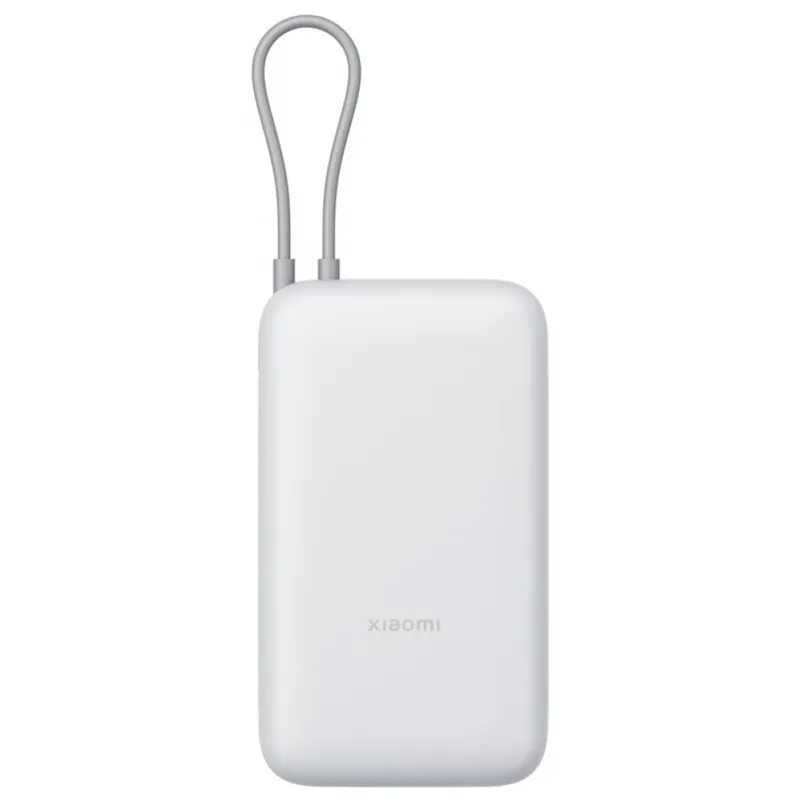 Ofertă limitată XIAOMI Power Bank 20000mah integrat cu cablu 33W alb