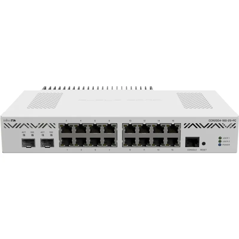 Popular MIKROTIK CCR2004-16G-2S+PC Cloud Core Router PC