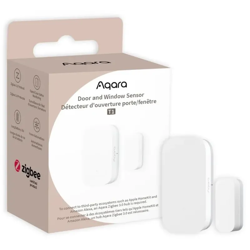 Lichidare de stoc AQARA T1 Zigbee ușă / fereastră senzor de deschidere (Zigbee 3.0)