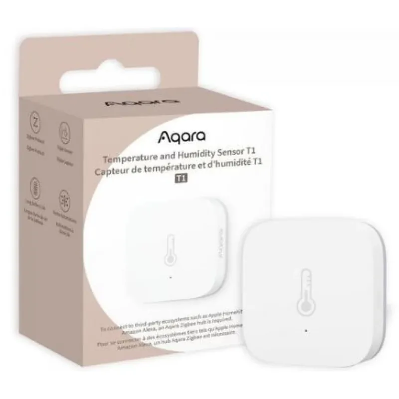 Livrare rapidă AQARA TH-S02D Zigbee 3.0 temperatură și umiditate senzor T1