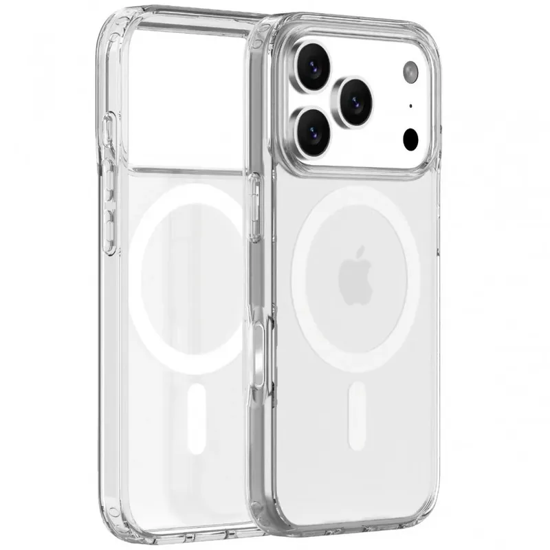 Reducere de preț CELLECT magnetic silicon toc iPhone 17 Pro Max transparent