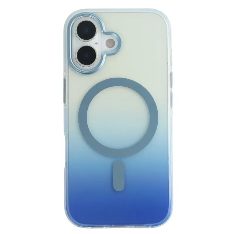 Preferatul clienților CELLECT magnetic silicon toc iPhone 17 albastru-transparent