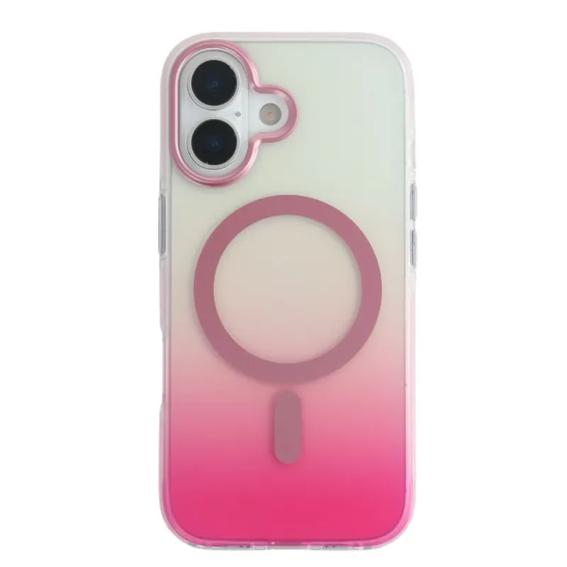 Livrare rapidă CELLECT magnetic silicon toc iPhone 17 roz-transparent