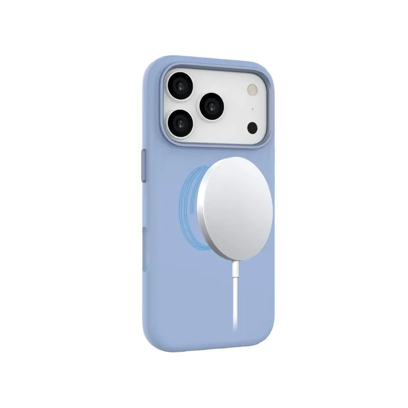 CELLECT magnetic silicon toc iPhone 17 Pro albastru Ieftin