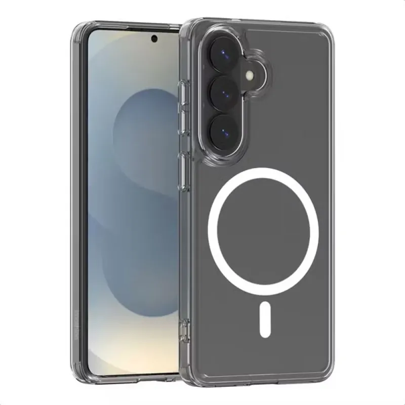 CELLECT TPU+PC magnetic silicon toc Samsung Galaxy S26 transparent Retur ușor