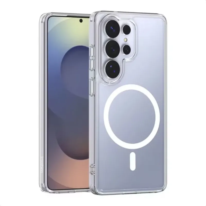Preț mic CELLECT TPU+PC magnetic silicon toc Samsung Galaxy S26 Ultra transparent