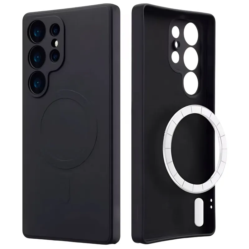 CELLECT TPU+PC magnetic silicon toc Samsung Galaxy S26 Ultra negru Ofertă specială