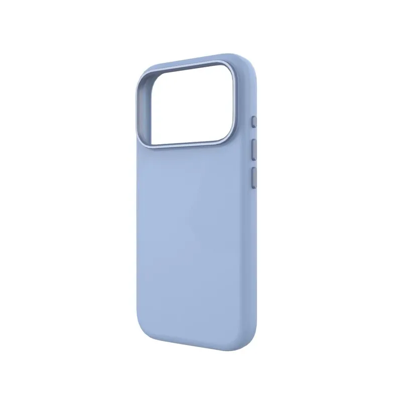 Ofertă de sezon CELLECT magnetic moale silicon toc iPhone 17 Pro Max albastru deschis