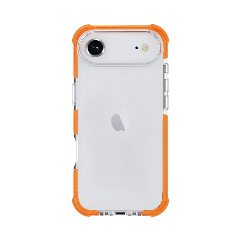 Cel mai vândut CELLECT Rezistent la șocuri silicon toc iPhone Air narancssárga-átlátszó