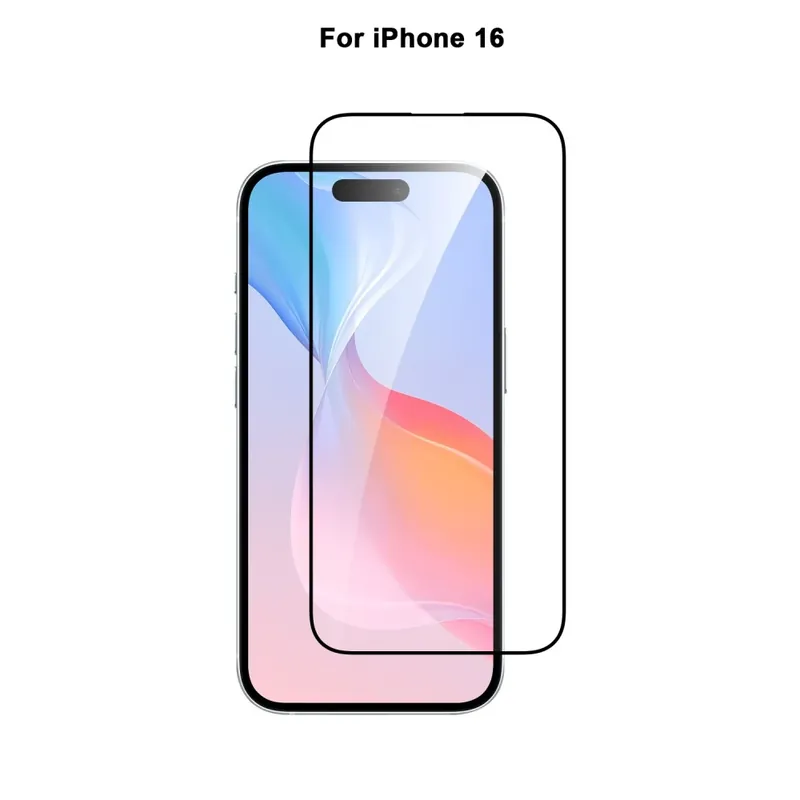 Plată sigură CELLECT Full Cover folie sticlă iPhone 16/15