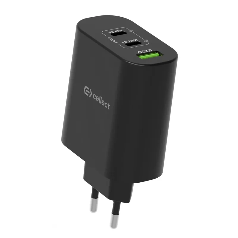Preferatul clienților CELLECT de rețea încărcător rapid adapter 100W negru