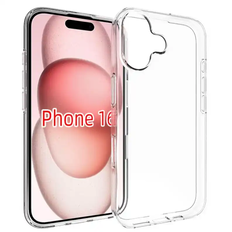 Ofertă specială CELLECT subțire TPU silicon spate Transparent iPhone 16