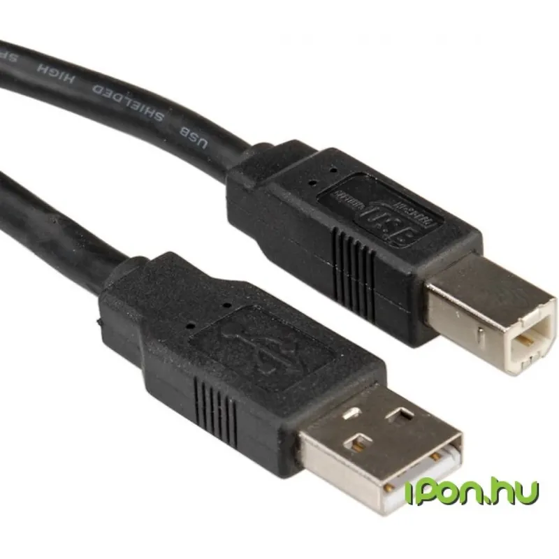 Plată securizată ROLINE USB Conector Negru 80cm 11.02.8808