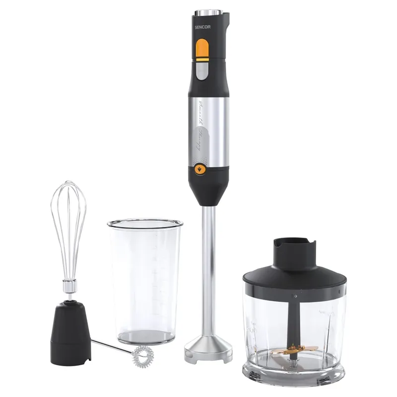 Ultima șansă SENCOR SHB 6302BK Blender de mână 5 az 1-ben 1200W negru
