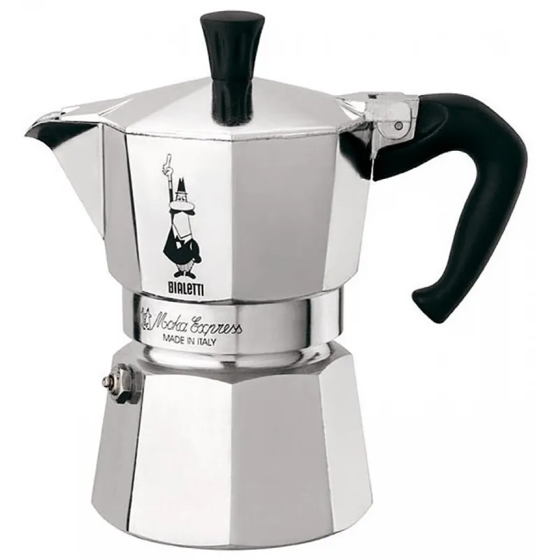BIALETTI Moka Express 3 persoane creator inox Ieftin