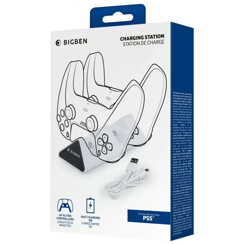 BIGBEN Dual v2 Controller încărcător (PS5) Comandă acum