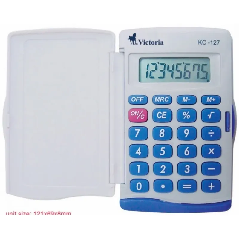 Preț mic VICTORIA Calculator de buzunar 8 digit keményfedél