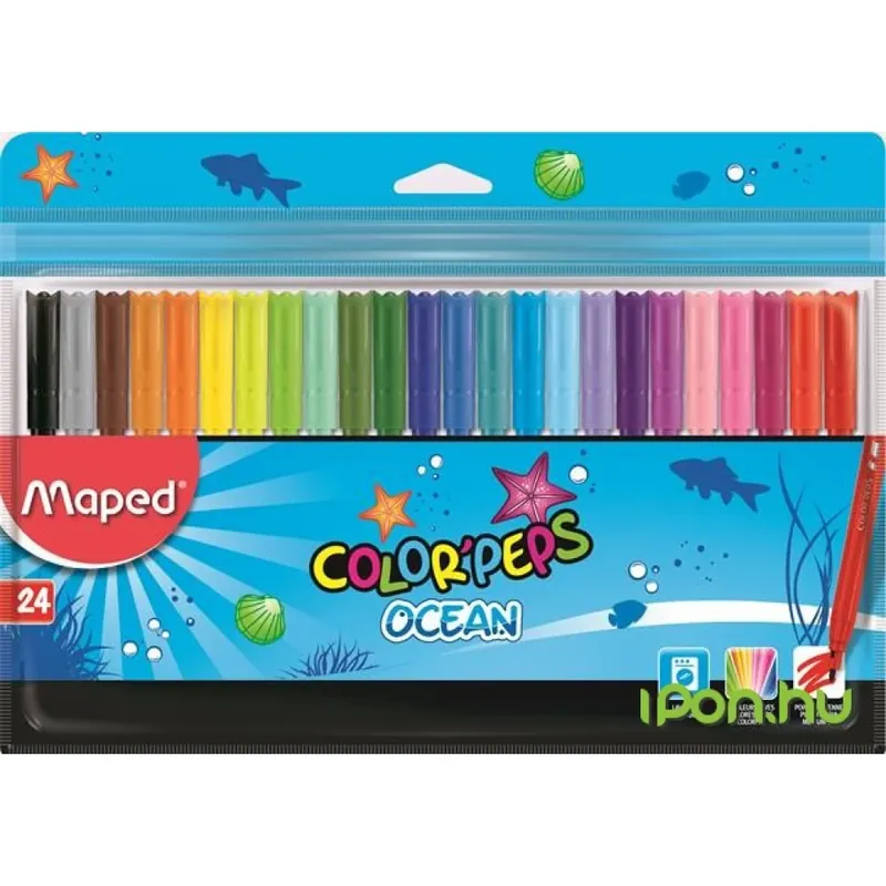 MAPED Filctoll set 2 mm lavabil Color Peps Ocean 24 diferit culoare Ultima șansă