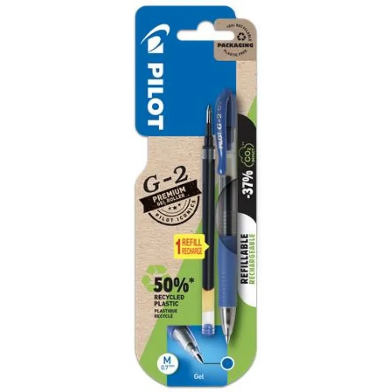 Vezi acum PILOT G-2 Gel stilou 0.32 mm apasa butonul albastru + rezervă