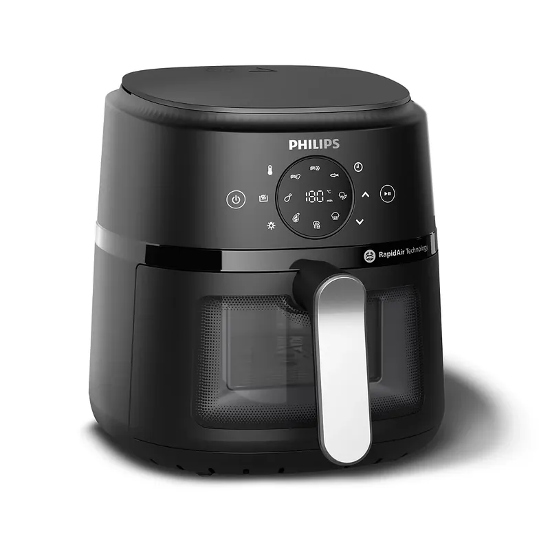Nu rata PHILIPS NA211/00 2000 Series Airfryer 3.2 l Ezüst/Fekete