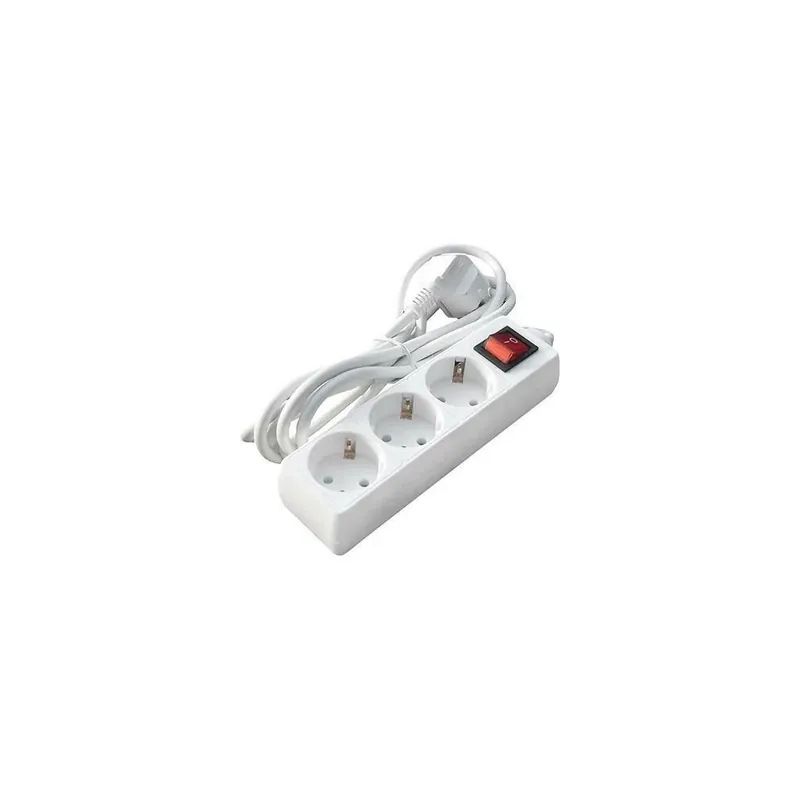 BLACKBIRD BH1631 BlackBird Splitter 3 priză 1.5m alb cu comutator Reducere de preț