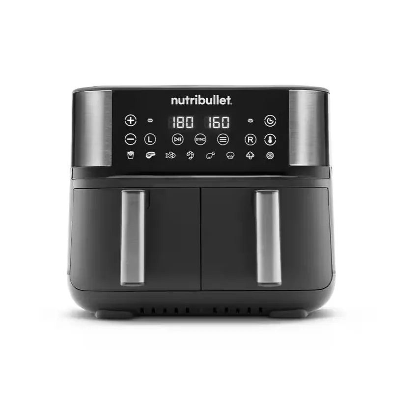 Ofertă NUTRIBULLET NBA081B Twin Drawer Cuptor aer cald 2850W 8L Negru