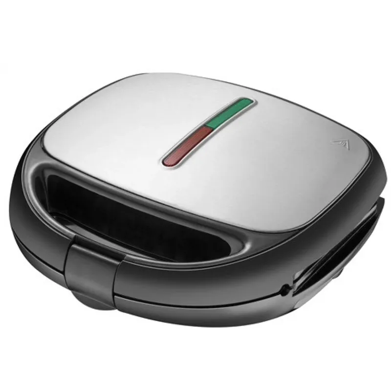 Livrare gratuită TOO SM-203SS-800W 3 az 1-ben inox sandwich maker argint / negru