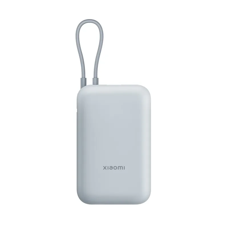 XIAOMI Power Bank 10000mah fix USB-C cablu albastru gheață Plată sigură