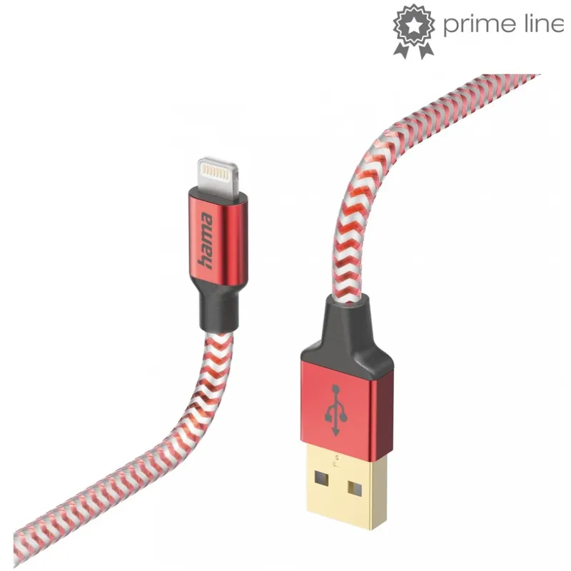 Livrare expres HAMA USB Lightning Încărcător/date roșu 1.5m 201554