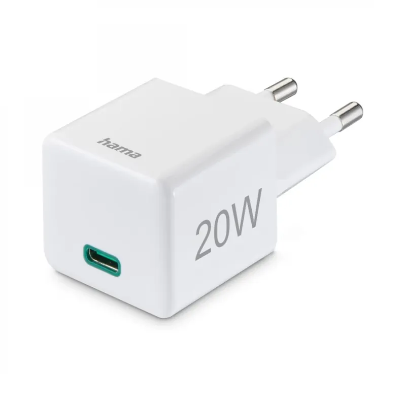HAMA Mini PDQC de rețea încărcător 20W alb Retur ușor