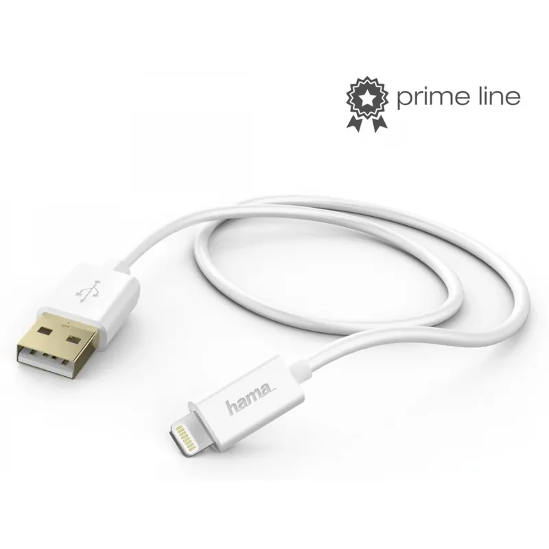 HAMA USB Lightning Încărcător/date Alb 1.5m 201581 Reducere specială