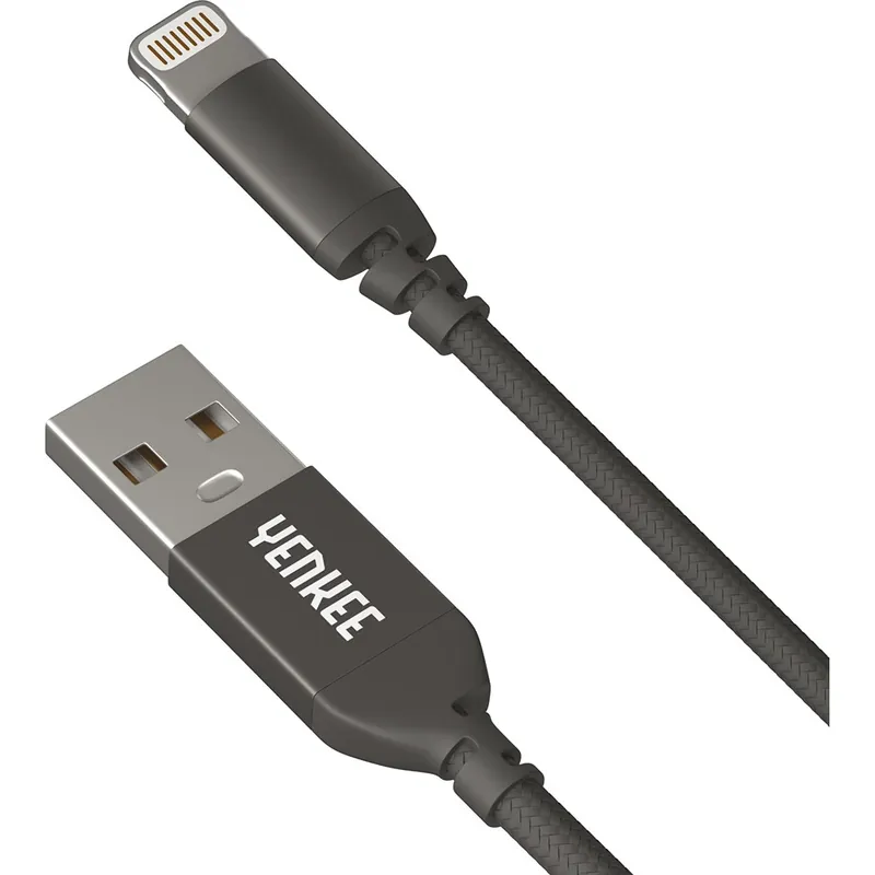 Reduceri YENKEE USB Lightning Încărcător/cablu date Negru 1m YCU 611 BK