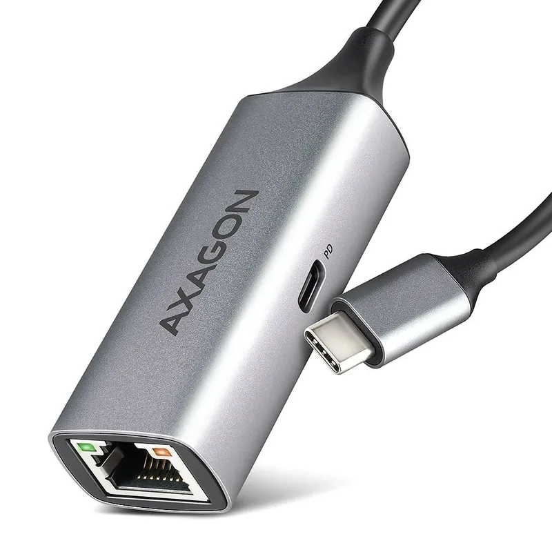 AXAGON ADE-TXPD USB_C 3.2 Gen 1 UTP Convertor 1Gbps gri Retur gratuit