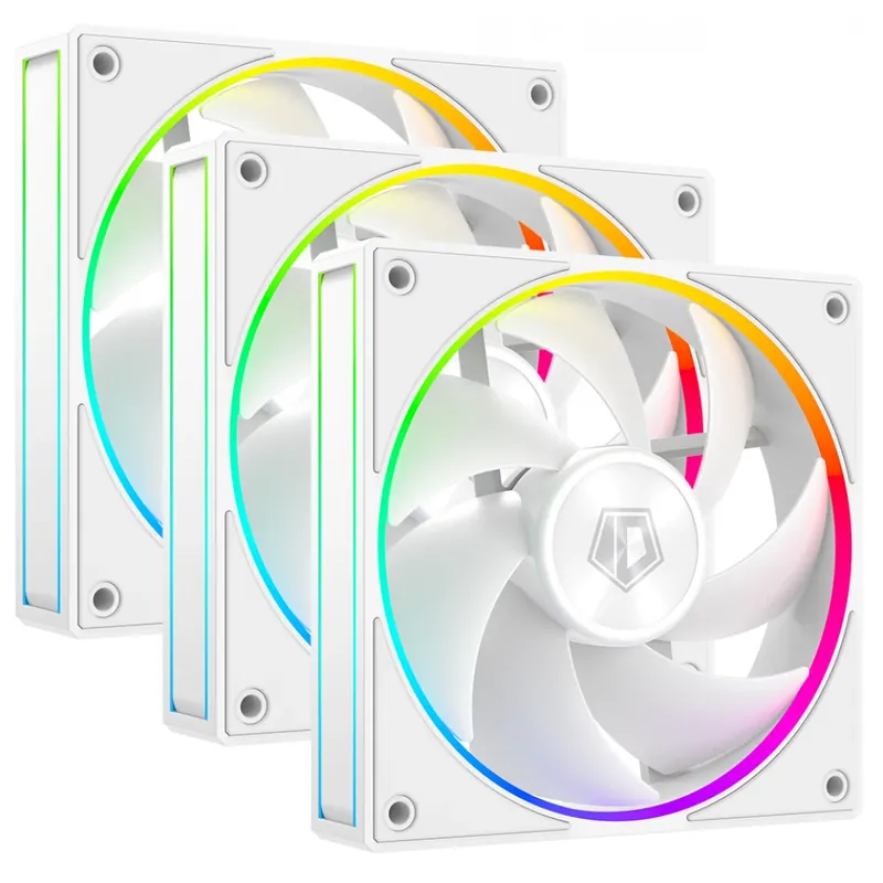 ID-COOLING AF-127-ARGB-W TRIO alb 3 bucăţi set Vezi acum