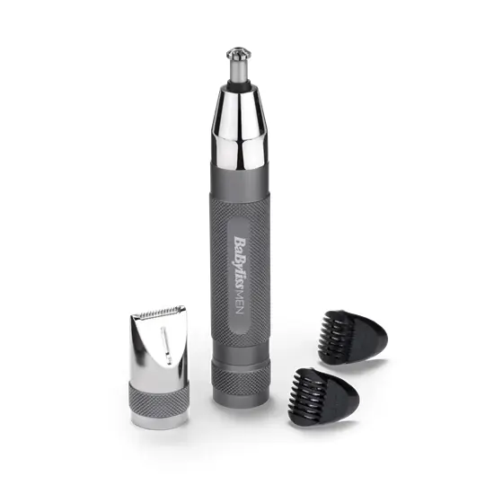 BABYLISS E116E Super X-Metal Series Orr- și ureche tuns sprânceană trimmerrel gri-argintiu Cumpărături sigure