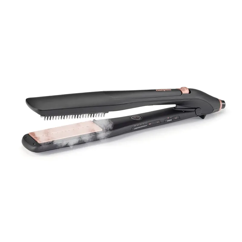 Mai ieftin BABYLISS ST596E Steam Luxe Styler placă de îndreptat părul